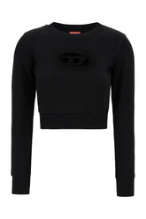 Felpa in misto cotone nero -  | Wise