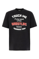 T-shirt in cotone nero -  | Wise