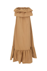 Abito in cotone biscotto -  | Wise