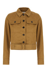 Giubbino in cotone cammello -  | Wise