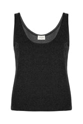 Black viscose blend top -  | Wise