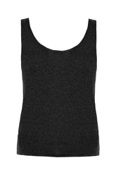 Black viscose blend top -  | Wise