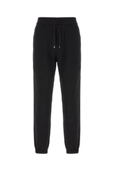 Pantalone jogging in cotone nero -  | Wise