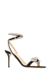 Sandali Double Bow in tessuto nero -  | Wise