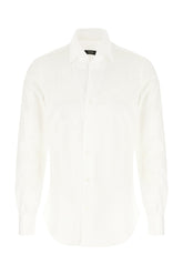 White cotton blend shirt -  | Wise