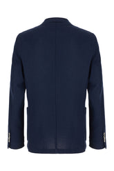 Giacca in cotone blu navy -  | Wise