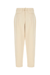 Pantalone in misto viscosa stretch beige -  | Wise