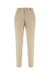 Pantalone in misto cotone stretch beige -  | Wise