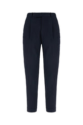 Pantalone in cotone stretch blu navy -  | Wise