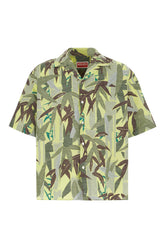 Printed cotton blend shirt -  | Wise