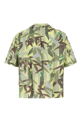 Printed cotton blend shirt -  | Wise
