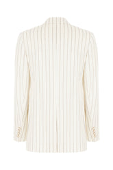 Embroidered cotton blend blazer -  | Wise