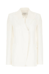White viscose blend blazer -  | Wise
