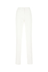 Pantalone in misto viscosa bianca -  | Wise