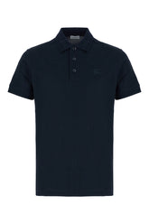 Navy blue piquet polo shirt -  | Wise