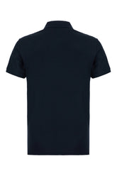 Navy blue piquet polo shirt -  | Wise
