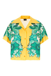 Printed silk shirt -  | Wise