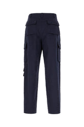 Pantalone in cotone blu navy -  | Wise