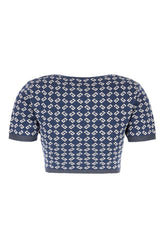 Top in misto viscosa ricamata -  | Wise