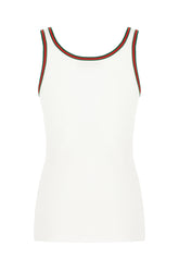 Top in cotone stretch bianco -  | Wise