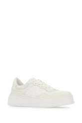 sneakers bianche in pelle e tessuto -  | Wise