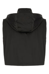 Giubbino smanicato in poliestere nero -  | Wise