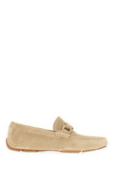 Mocassini in pelle scamosciata beige -  | Wise