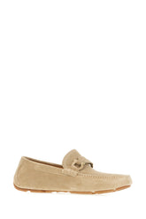 Mocassini in pelle scamosciata beige -  | Wise