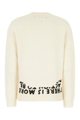 Maglione avorio in acrilico e lana -  | Wise