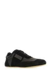 Black leather and suede sneakers -  | Wise