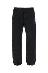 Pantalone jogging in cotone nero -  | Wise
