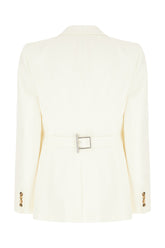 Ivory wool blazer -  | Wise
