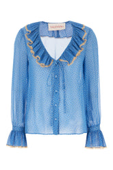 Blusa in seta stampata -  | Wise