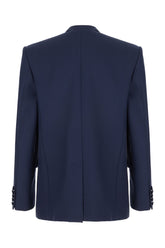 Giacca in lana blu navy -  | Wise