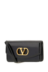 Clutch in pelle nera -  | Wise