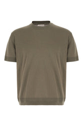 Maglione in misto seta verde oliva -  | Wise