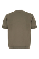 Maglione in misto seta verde oliva -  | Wise