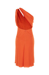 Abito in viscosa arancione -  | Wise