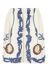 Bermuda in seta stampata -  | Wise