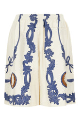 Bermuda in seta stampata -  | Wise