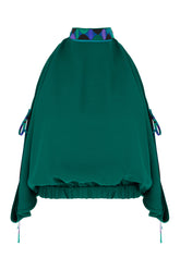 Top in viscosa verde -  | Wise