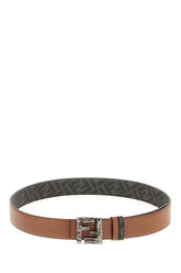 Cintura reversibile in pelle cioccolato -  | Wise