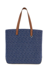 Borsa shopping in denim ricamato -  | Wise