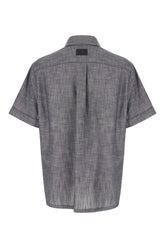 Camicia in cotone grigio melangé -  | Wise