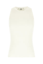 Top in misto seta avorio -  | Wise