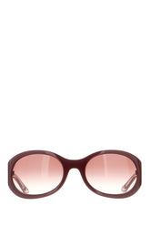 Occhiali da sole in acetato vinaccia -  | Wise