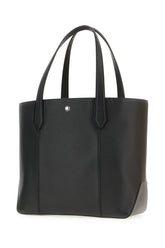 Borsa shopping in pelle nera -  | Wise
