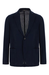 Giacca in cotone blu navy -  | Wise