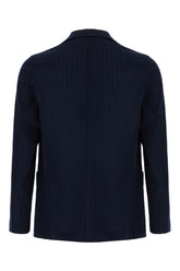 Giacca in cotone blu navy -  | Wise