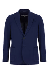 Giacca in cotone blu navy -  | Wise
